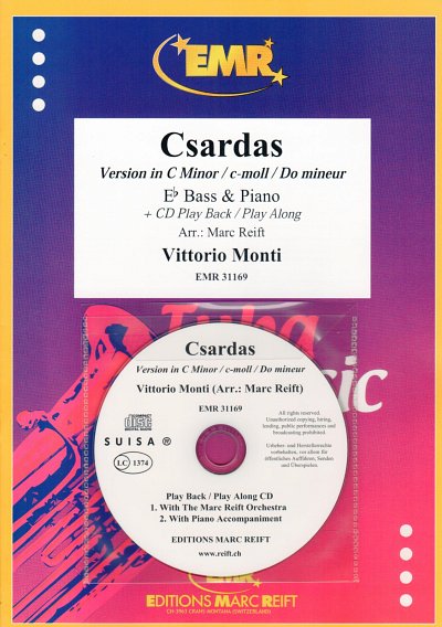 V. Monti: Csardas, TbEsKlav (+CD)