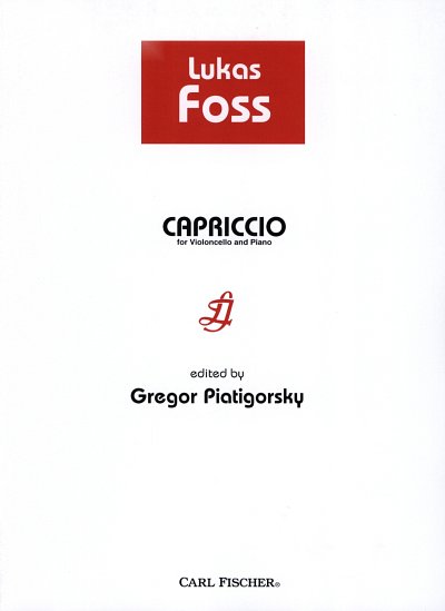 AQ: L. Foss: Capriccio, VcKlav (KASt) (B-Ware)