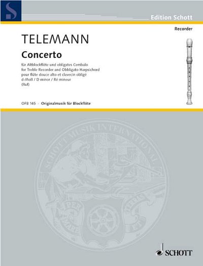 DL: G.P. Telemann: Concerto d-Moll, AbflCemb