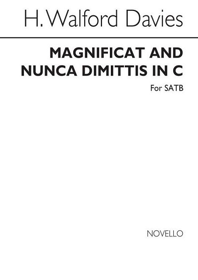 Magnificat And Nunc Dimittis In C for SATB Cho, GchKlav (Bu)