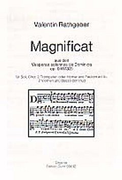 J.V. Rathgeber: Magnificat, GesGchOrch (Stsatz)