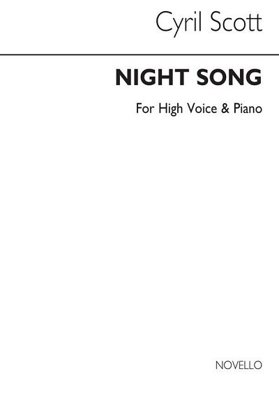 C. Scott: Night Song-high Voice/Piano (Key-e Flat), GesHKlav