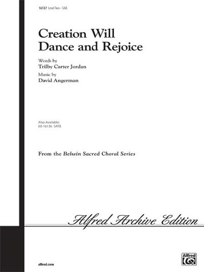 D. Angerman: Creation Will Dance and Rejoic, Gch3Klav (Chpa)