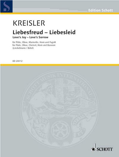 DL: F. Kreisler: Liebesfreud - Liebesleid, FlObKlHrFg (Pa+St