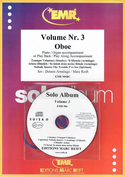 M. Reift: Solo Album Volume 03, ObKlv/Org (+CD)