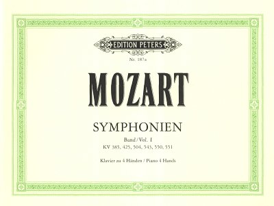 AQ: W.A. Mozart: Sinfonien 1, Klav4m (Sppa) (B-Ware)