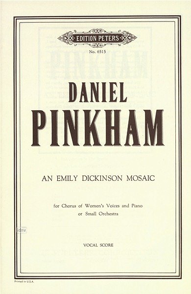 D. Pinkham: An Emily Dickinson Mosaic