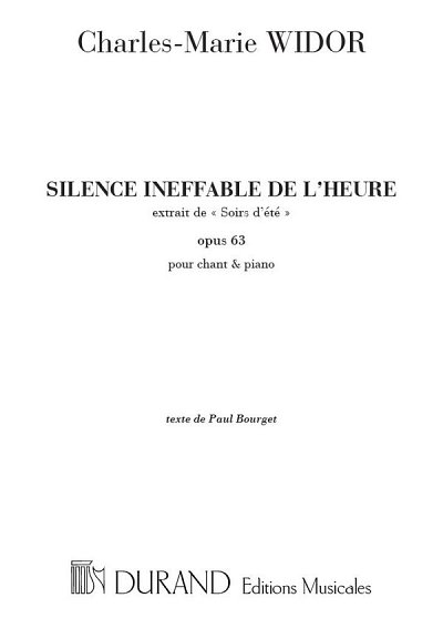 C. Widor: Silence Ineffable