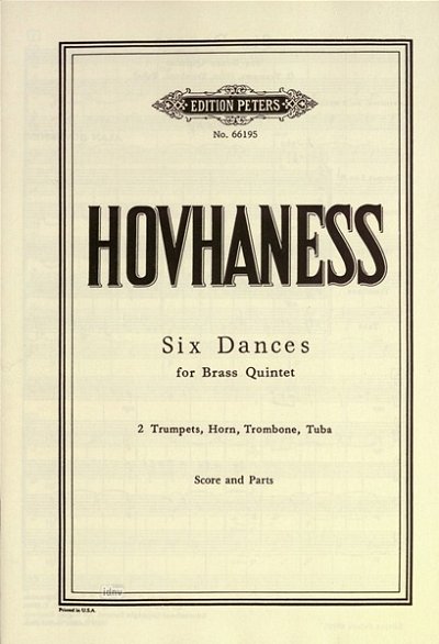 A. Hovhaness: 6 Dances op. 79