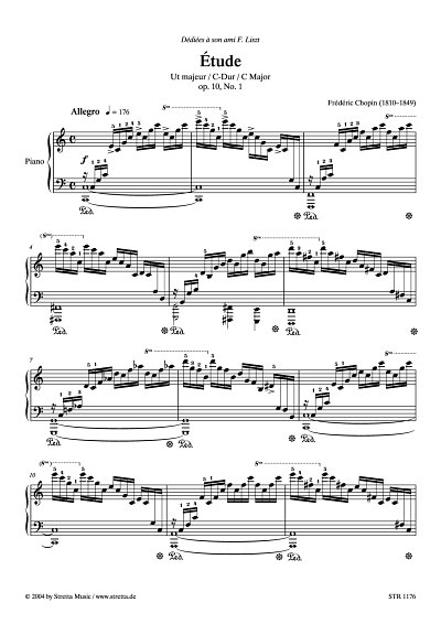 DL: F. Chopin: Etuede op. 10 Nr. 1
