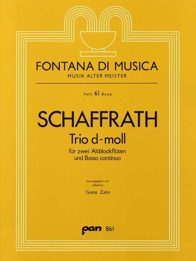 C. Schaffrath: Trio d-moll fuer zwei Altblockfloeten und Bas