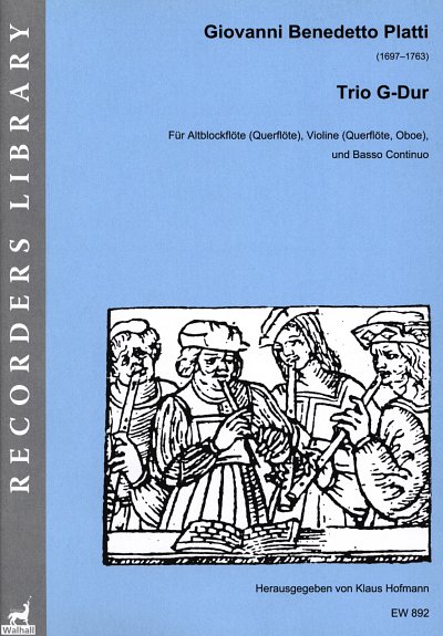 G.B. Platti: Trio G-Dur, Altblockfloete [Floete/Oboe/Violine