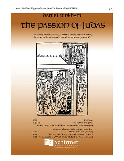 D. Pinkham: The Passion of Judas: Happy Is the Man