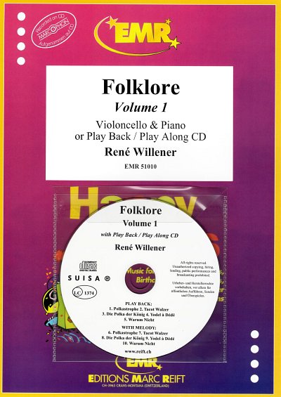 R. Willener: Folklore Volume 1, VcKlav (+CD)