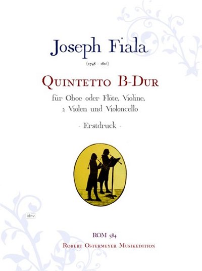 J. Fiala: Quintett B-Dur, Ob4Str (Pa+St)