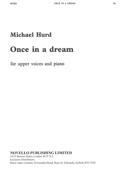 M. Hurd: Once In A Dream, FchKlav (Chpa)