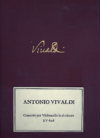 A. Vivaldi: Concerto per Violoncello in si minore, VcStrBc