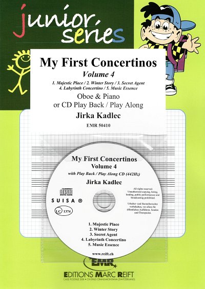 J. Kadlec: My First Concertinos Volume 4, ObKlav (+CD)