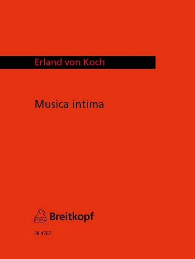 Koch Erland Von: Musica Intima