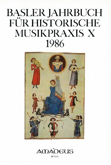 Basler Jahrbuch für Historische Musikpraxis X/ 1986 (Bu)