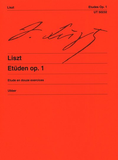 F. Liszt: Zwoelf Etueden op. 1, Klav