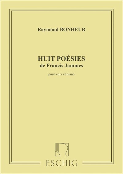 Huit Poesies De Francis Jammes, GesKlav