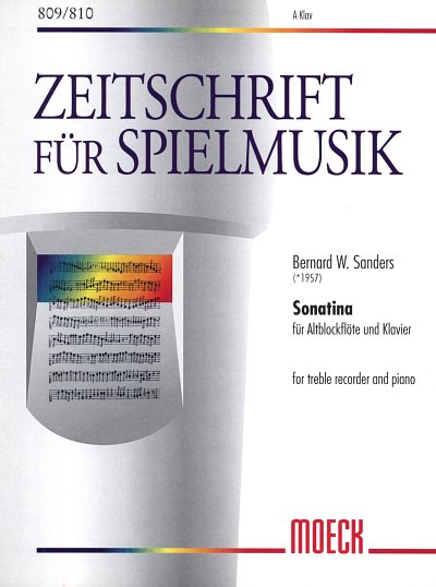 B.W. Sanders: Sonatina (2003) Zeitschrift Fuer Spielmusik