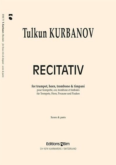 T. Kurbanov: Recitativ, 3BlechPk (Pa+St)