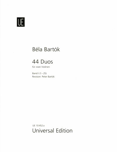 B. Bartók: 44 Duos I, 2Vl (Sppa)