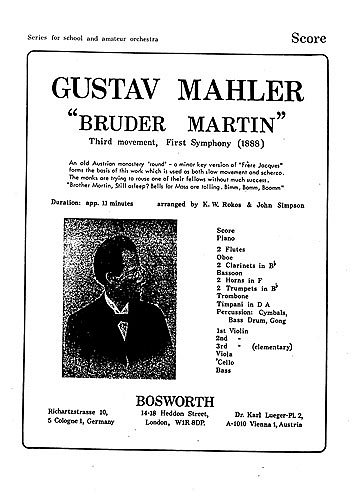 1st Symphony 3rd Movement 'Bruder Martin', Sinfo (Bu)