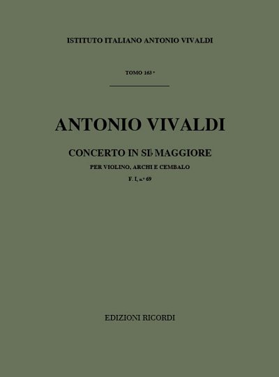Concerto In Si Bem. RV 365 (Part.)