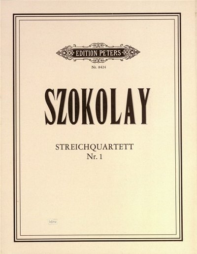 S. Szokolay: Quartett 1
