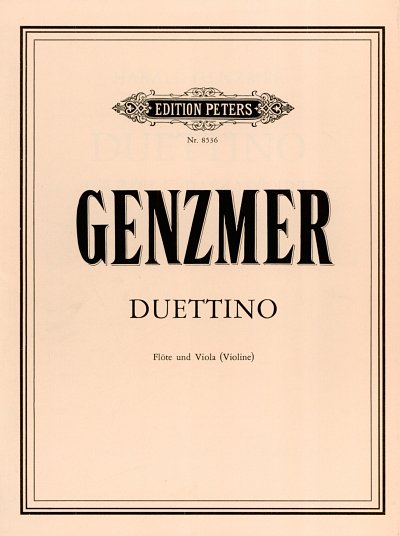 H. Genzmer: Duettino (1983)