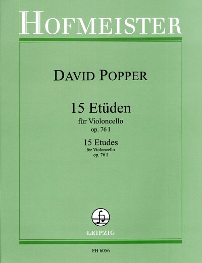 D. Popper: 15 Etüden op. 76/1, Vc