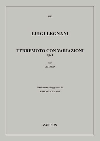 Terremoto Con Variazioni Op. 1 (Tagliavini  (Part.)
