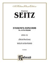 F. Seitz i inni: Seitz: Student's Concerto No. 4 in D Major, Op. 15