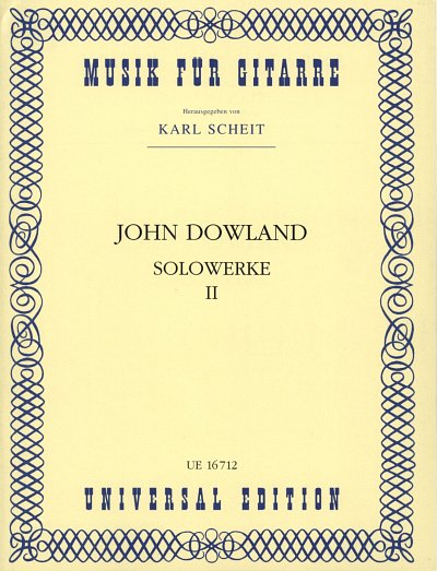 J. Dowland: Solowerke 2, Git