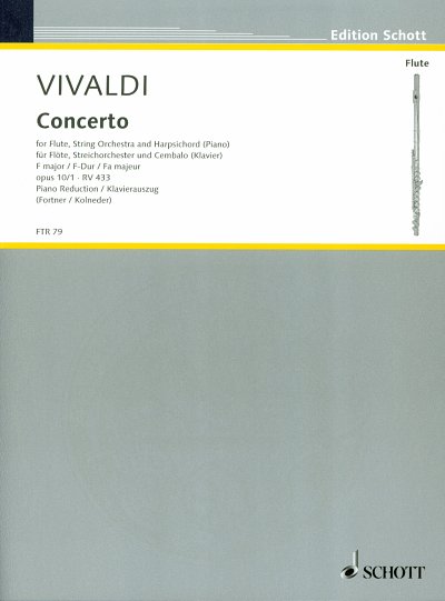 A. Vivaldi: Concerto Nr. 1 F-Dur RV 433, FlStrCemb (KASt)
