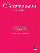 G. Bizet i inni: Carmen: A Concert Suite - Piano Duo (2 Pianos, 4 Hands)