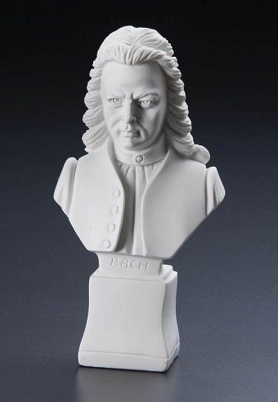 Composer Statuette - Bach 7''
