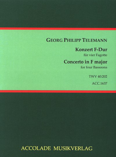 G.P. Telemann: Konzert F-Dur TWV 40:202 (Pa+St)