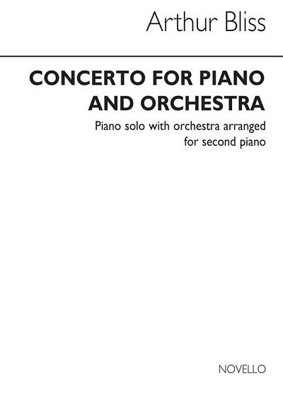 A. Bliss: Concerto For Piano (Orchestral Piano reducti, Klav