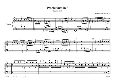 DL: G. Boehm: Praeludium in F (manualiter)