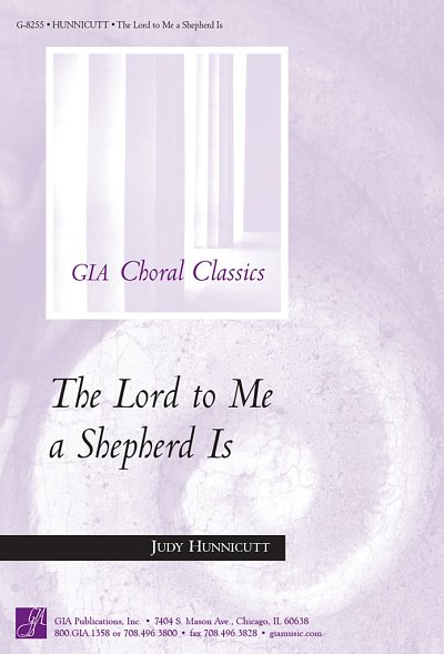 The Lord to Me a Shepherd Is, GchKlav (Part.)