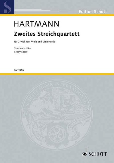 DL: K.A. Hartmann: 2. Streichquartett, 2VlVaVc (Stp)
