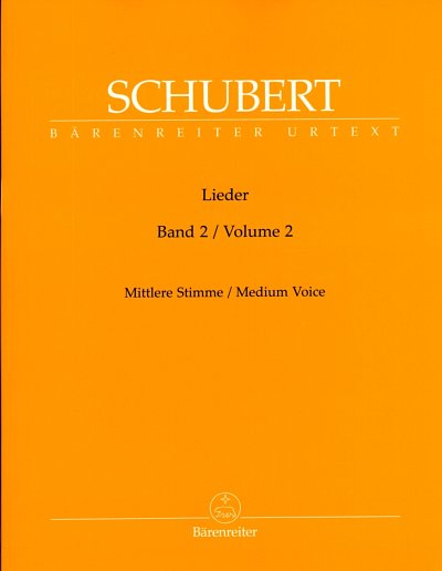 F. Schubert: Lieder 2 - mittlere Stimme, GesMKlav