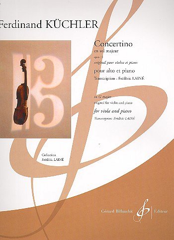 F. Küchler: Concertino En Sol Majeur Opus 15, VaKlv