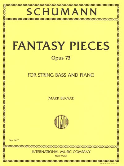 R. Schumann: Fantasy Pieces Op. 73 (Bernat), Kb