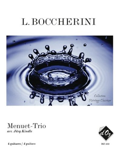 L. Boccherini: Menuet-Trio, 4Git (Pa+St)