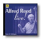 Alfred Reed Live! Vol. 3, Blaso (CD)